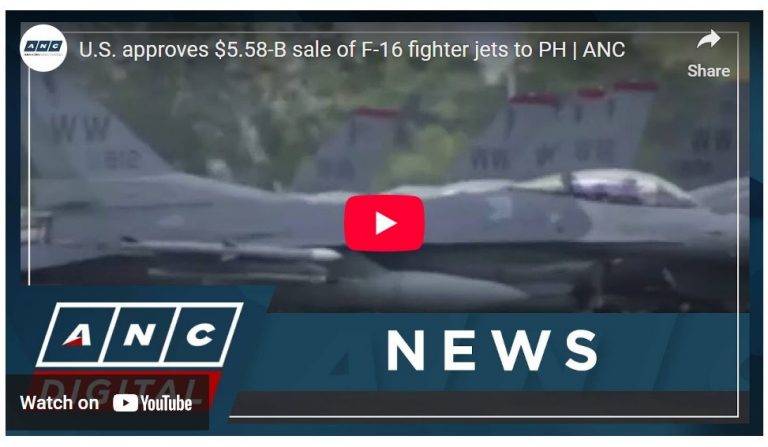 Fighter jet maker expects US gov't to make F-16 sale offer